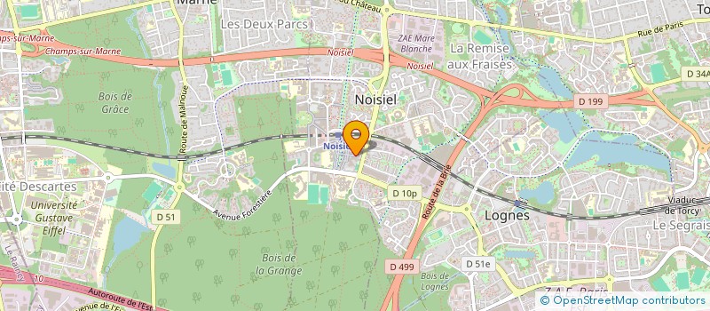 localisation de l'entreprise MADAME GENEVIIEVE DZENE  NOISIEL