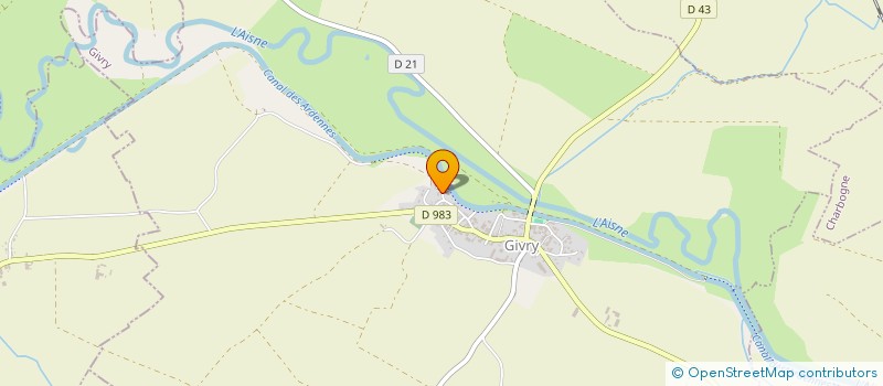 localisation de l'entreprise MADAME GENEVIVE FALALA  GIVRY