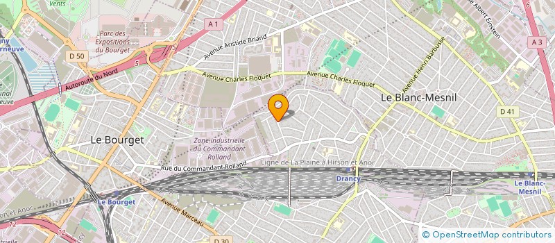 localisation de l'entreprise MADAME GENIANE QUEIROZ NEVES  DRANCY