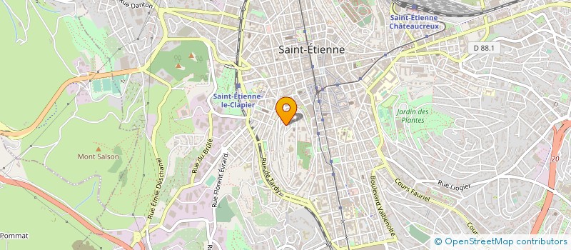 localisation de l'entreprise MADAME GENIE BOUILLON à SAINT-ETIENNE