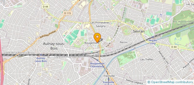 localisation de l'entreprise MADAME GENIE NTAMACK à SEVRAN