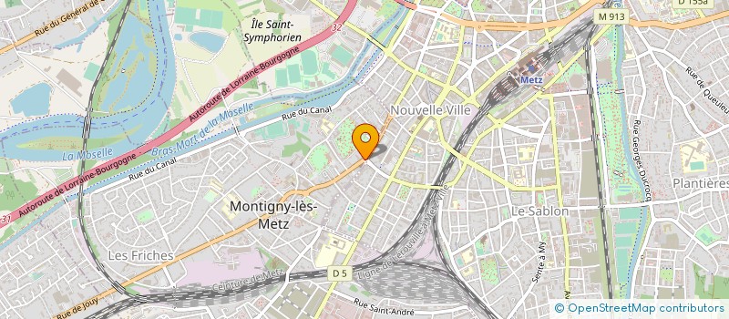localisation de l'entreprise MADAME GENIE ROBICHON à MONTIGNY-LES-METZ