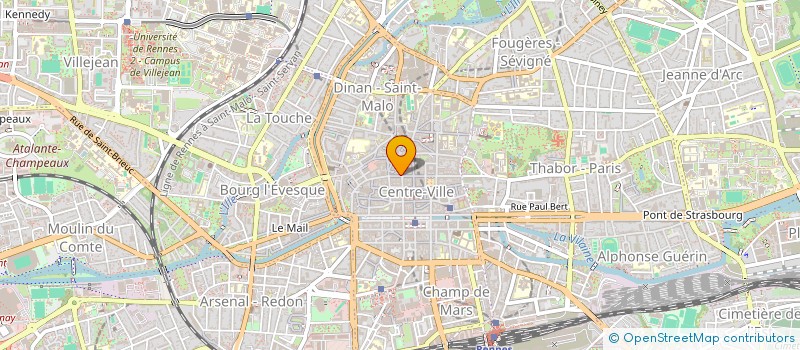 localisation de l'entreprise MADAME GENIEVE MOMIER  RENNES