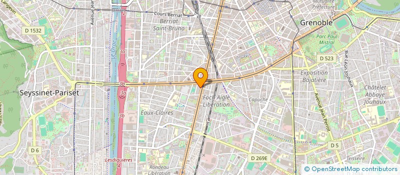 localisation de l'entreprise MADAME GENINI MAELLE à GRENOBLE