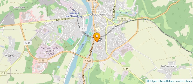 localisation de l'entreprise MADAME GENNA BAUER  CHAUVIGNY