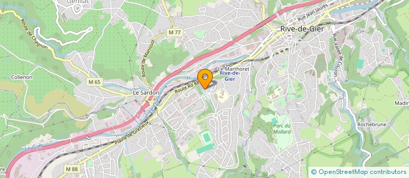 localisation de l'entreprise MADAME GENNA HARZOUZ  RIVE-DE-GIER