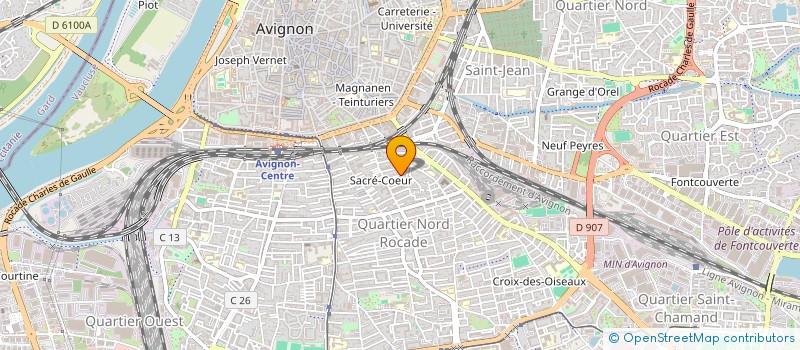 localisation de l'entreprise MADAME GENOVEVA MUNOZ MUNOZ  AVIGNON