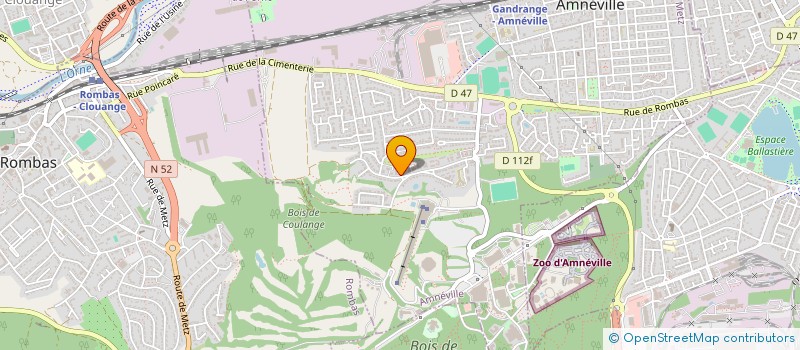 localisation de l'entreprise MADAME GENSY MEHLEN  AMNEVILLE