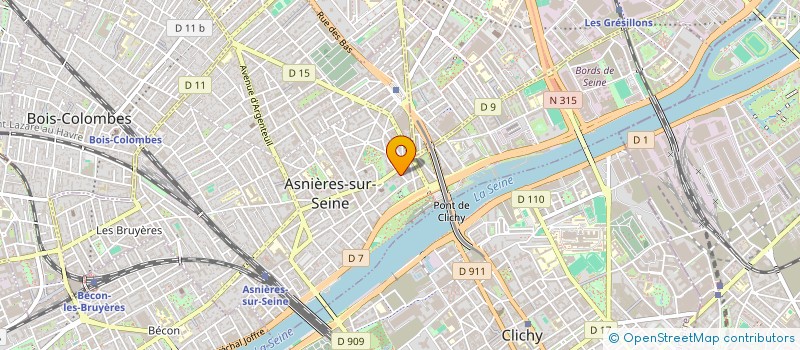 localisation de l'entreprise MADAME GENTIANA BOUCHOUCHA à ASNIERES-SUR-SEINE