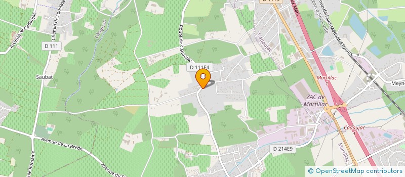 localisation de l'entreprise MADAME GENTIANE NERENHAUSEN  MARTILLAC