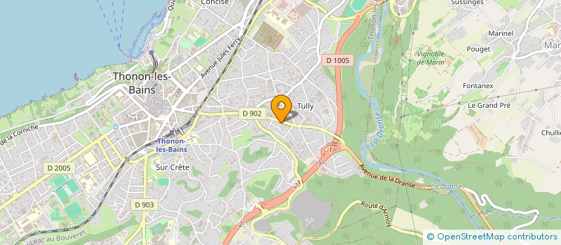 localisation de l'entreprise MADAME GENTILLE NKURUNZIZA à THONON-LES-BAINS