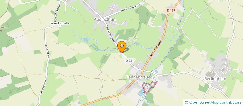 localisation de l'entreprise MADAME GEOFFREY VASSEUR  DENNEBRUCQ