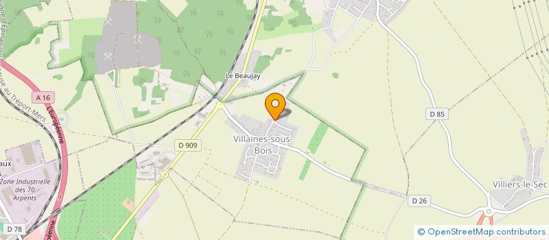 localisation de l'entreprise MADAME GEOFFROY LEONIDAS  VILLAINES-SOUS-BOIS