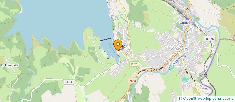 localisation de l'entreprise MADAME GEOGETTE TREMOLIERE  LANGOGNE