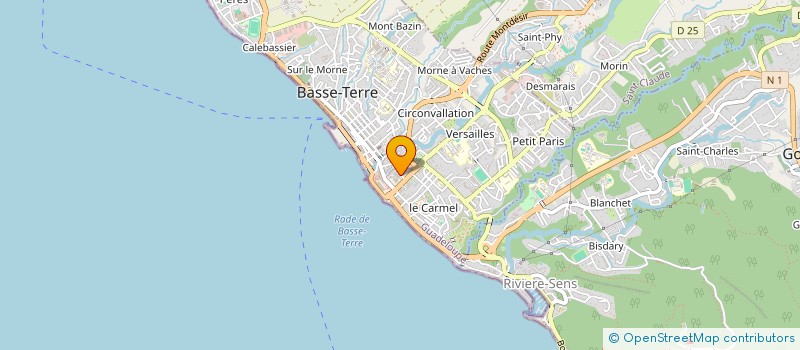 localisation de l'entreprise MADAME GEORGE FONTANGE  BASSE-TERRE