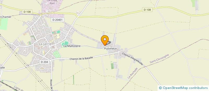 localisation de l'entreprise MADAME GEORGE HOWARD  LA JARRIE