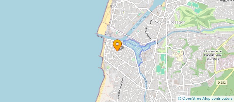 localisation de l'entreprise MADAME GEORGES COUSTES à CAPBRETON