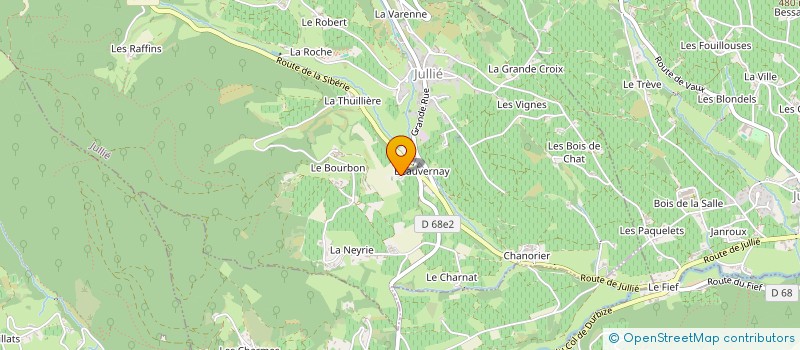 localisation de l'entreprise MADAME GEORGES FAURE à JULLIE