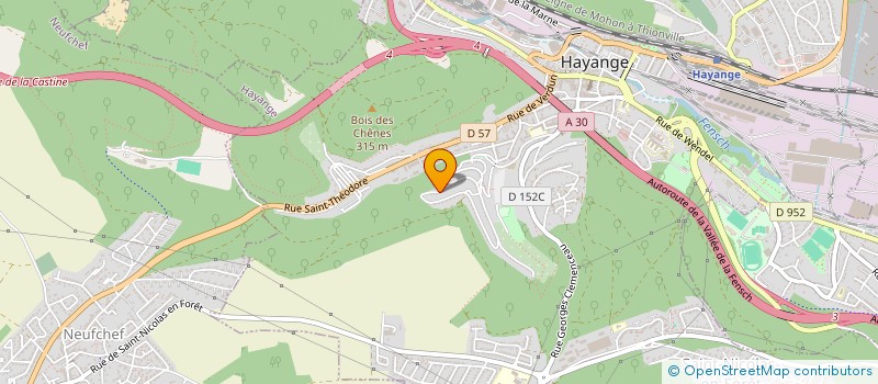 localisation de l'entreprise MADAME GEORGETA BRUJBAN  HAYANGE