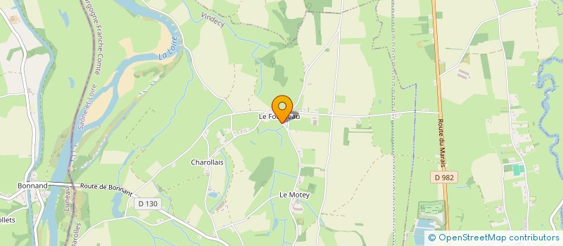 localisation de l'entreprise MADAME GEORGETTE ALIX  VINDECY