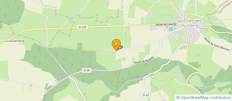 localisation de l'entreprise MADAME GEORGETTE AUBERT  ST-GEORGES-DU-VIEVRE