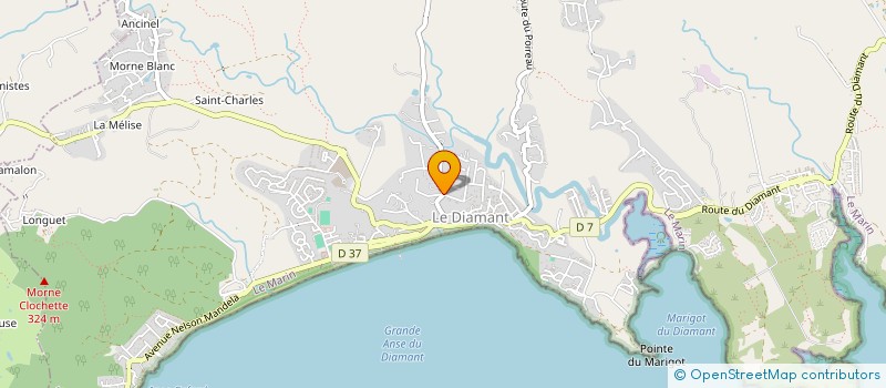 localisation de l'entreprise MADAME GEORGETTE AUDEL  LE DIAMANT