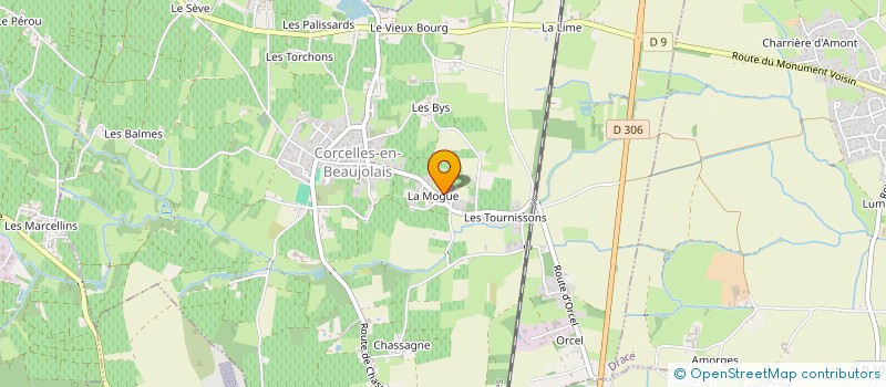 localisation de l'entreprise MADAME GEORGETTE AUDIFFRED  SAINT-LAGER