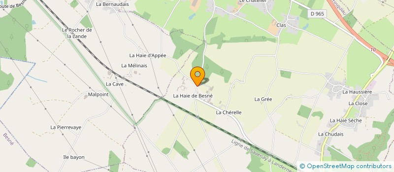 localisation de l'entreprise MADAME GEORGETTE BARBIN à PRINQUIAU