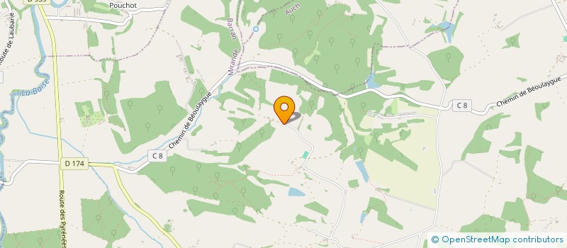 localisation de l'entreprise MADAME GEORGETTE BARTHET  BARRAN