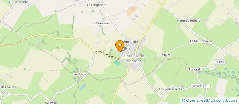 localisation de l'entreprise MADAME GEORGETTE BAZIRE à CARENTAN-LES-MARAIS