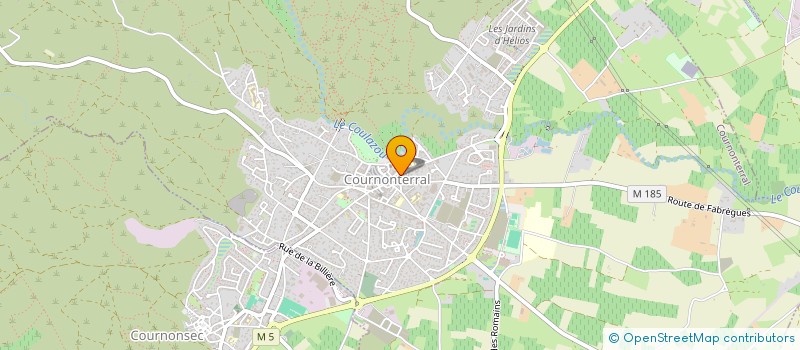 localisation de l'entreprise MADAME GEORGETTE BERENGUER à COURNONTERRAL