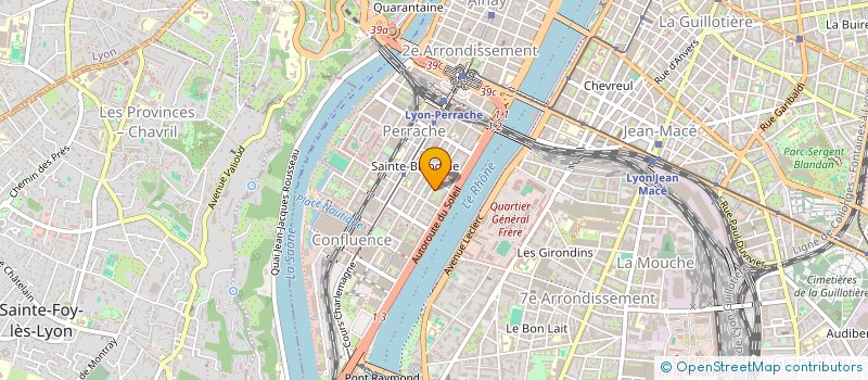 localisation de l'entreprise MADAME GEORGETTE BERGIER  LYON