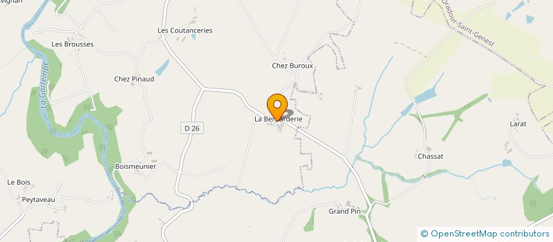 localisation de l'entreprise MADAME GEORGETTE BIDAUD à VAL-D'OIRE-ET-GARTEMPE