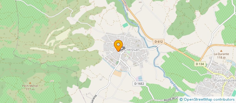 localisation de l'entreprise MADAME GEORGETTE BOURDEL  CREISSAN