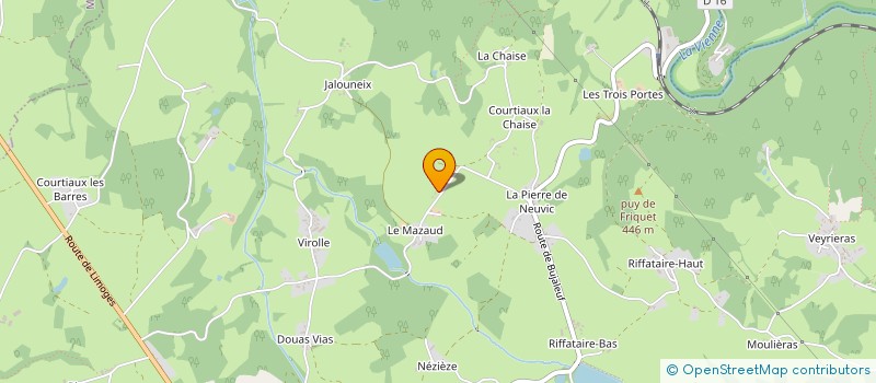 localisation de l'entreprise MADAME GEORGETTE BOYER  NEUVIC-ENTIER