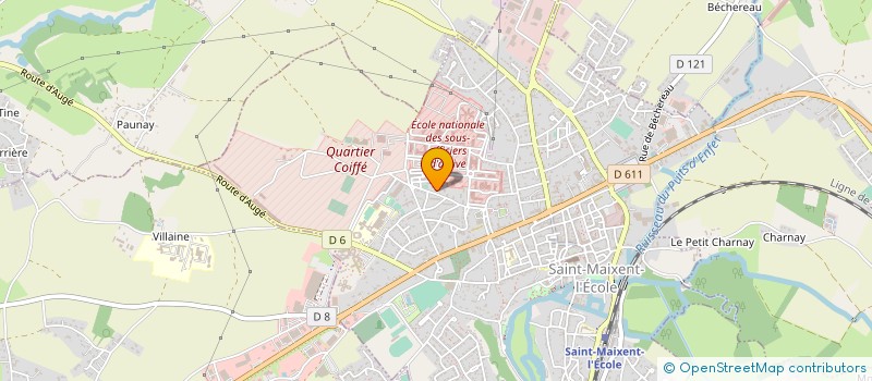 localisation de l'entreprise MADAME GEORGETTE BRAMBAN  SAINT-MAIXENT-L'ECOLE