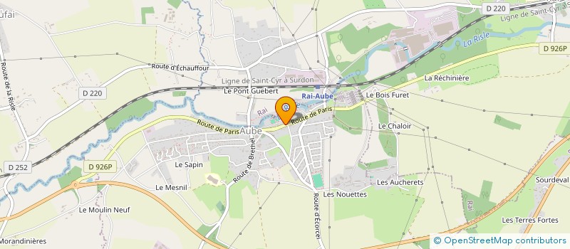 localisation de l'entreprise MADAME GEORGETTE BRAULT à AUBE