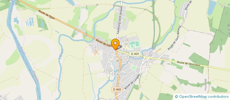 localisation de l'entreprise MADAME GEORGETTE BUISSON  CHAUSSIN