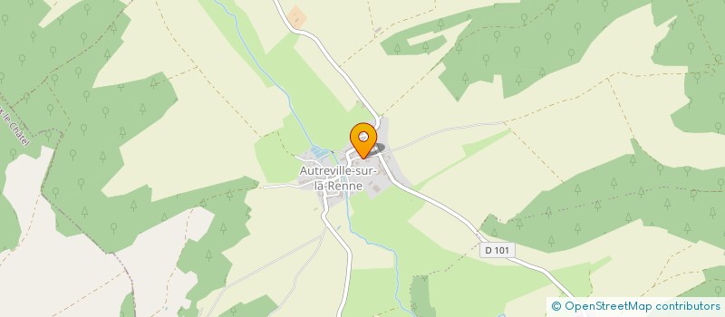 localisation de l'entreprise MADAME GEORGETTE BURE à AUTREVILLE-SUR-LA-RENNE