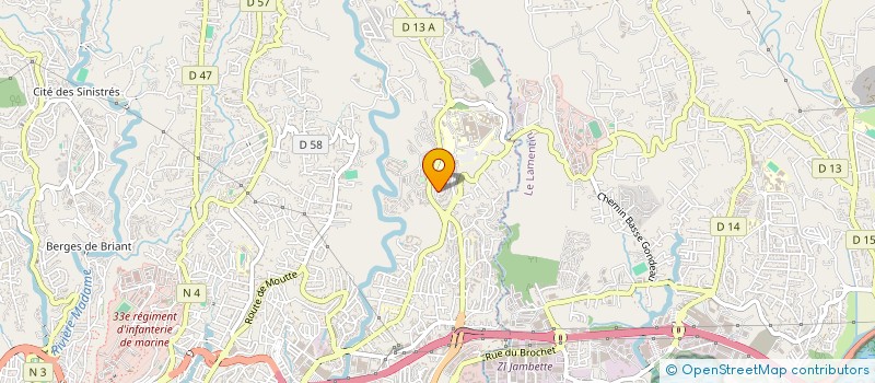 localisation de l'entreprise MADAME GEORGETTE CAMILLE BAZILE  FORT-DE-FRANCE