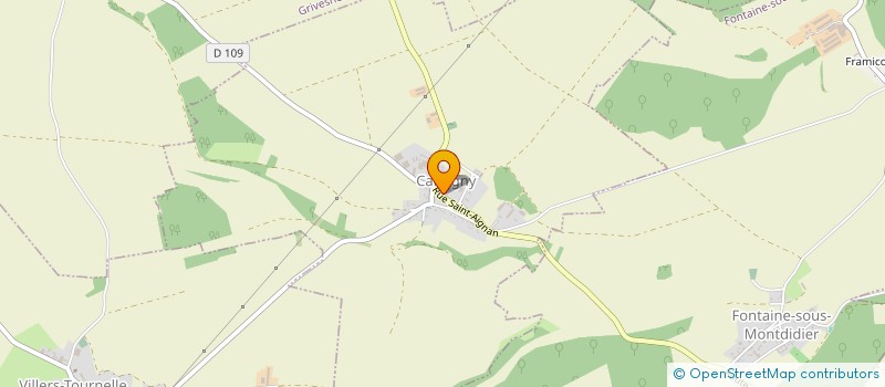 localisation de l'entreprise MADAME GEORGETTE CAPELLE  CANTIGNY