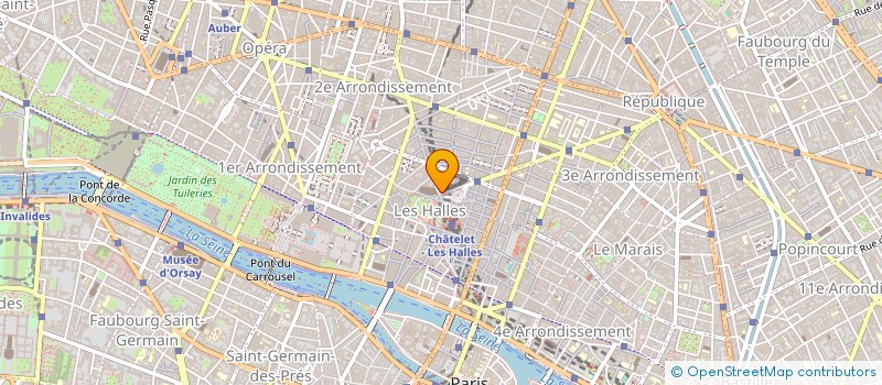 localisation de l'entreprise MADAME GEORGETTE CARCANAGUES  PARIS