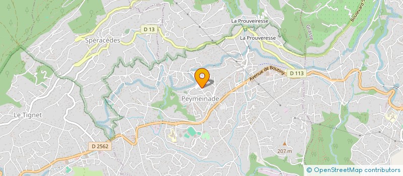 localisation de l'entreprise MADAME GEORGETTE CHIRIGIN  PEYMEINADE