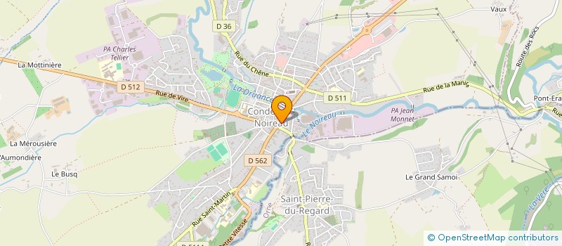 localisation de l'entreprise MADAME GEORGETTE CLARY  CONDE-EN-NORMANDIE