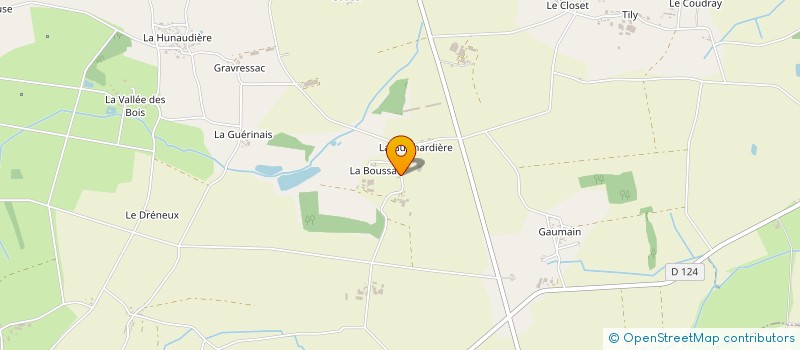 localisation de l'entreprise MADAME GEORGETTE CODET à AVESSAC