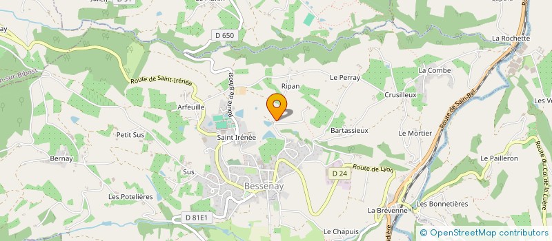 localisation de l'entreprise MADAME GEORGETTE COQUARD à BESSENAY