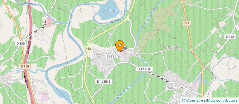 localisation de l'entreprise MADAME GEORGETTE CORBINOT  TRESSAN