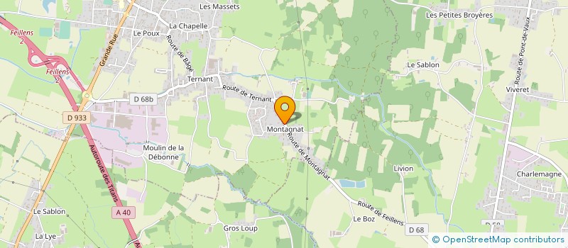 localisation de l'entreprise MADAME GEORGETTE CORDENOD à FEILLENS
