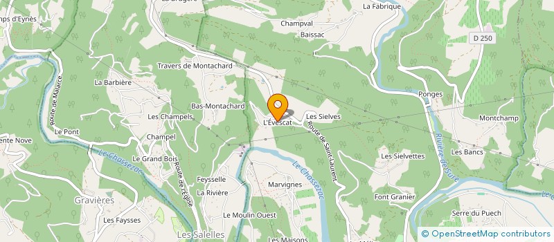 localisation de l'entreprise MADAME GEORGETTE COULOMB à CHAMBONAS