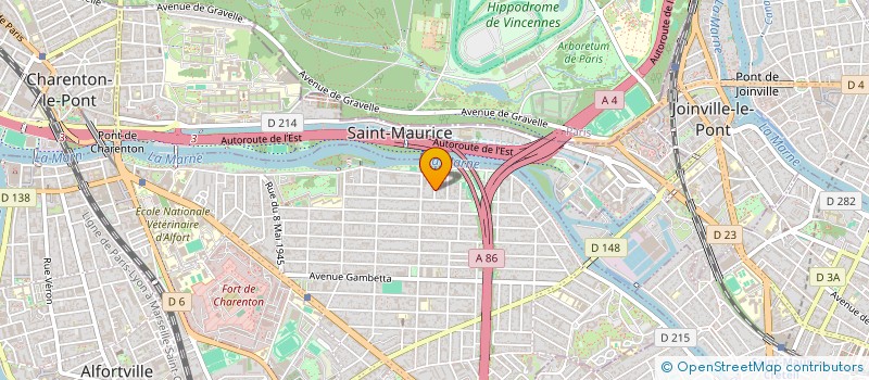 localisation de l'entreprise MADAME GEORGETTE DARDUIN à MAISONS-ALFORT